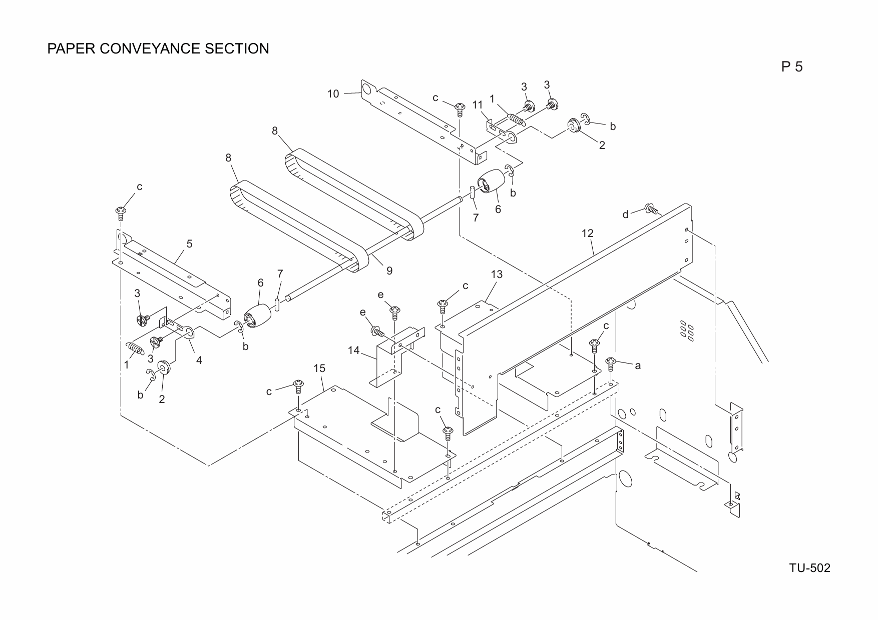 Konica-Minolta Options TU-501 A110 Parts Manual-4 Konica-Minolta Options TU-501 A110 Parts Manual-4